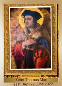 Feast Of Saint Thomas More Bishop And Martyr Nd June Prayers And