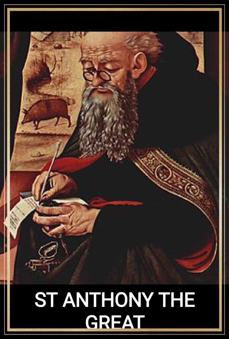 FEAST OF SAINT ANTHONY THE GREAT, ABBOT – 17th JANUARY - Prayers and ...