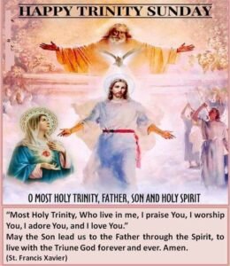 SOLEMNITY OF THE MOST HOLY TRINITY - Prayers and Petitions