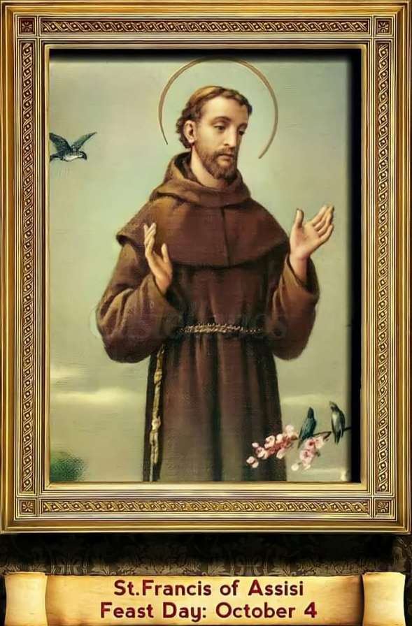 FEAST OF SAINT FRANCIS OF ASSISI 4th OCTOBER Prayers and Petitions
