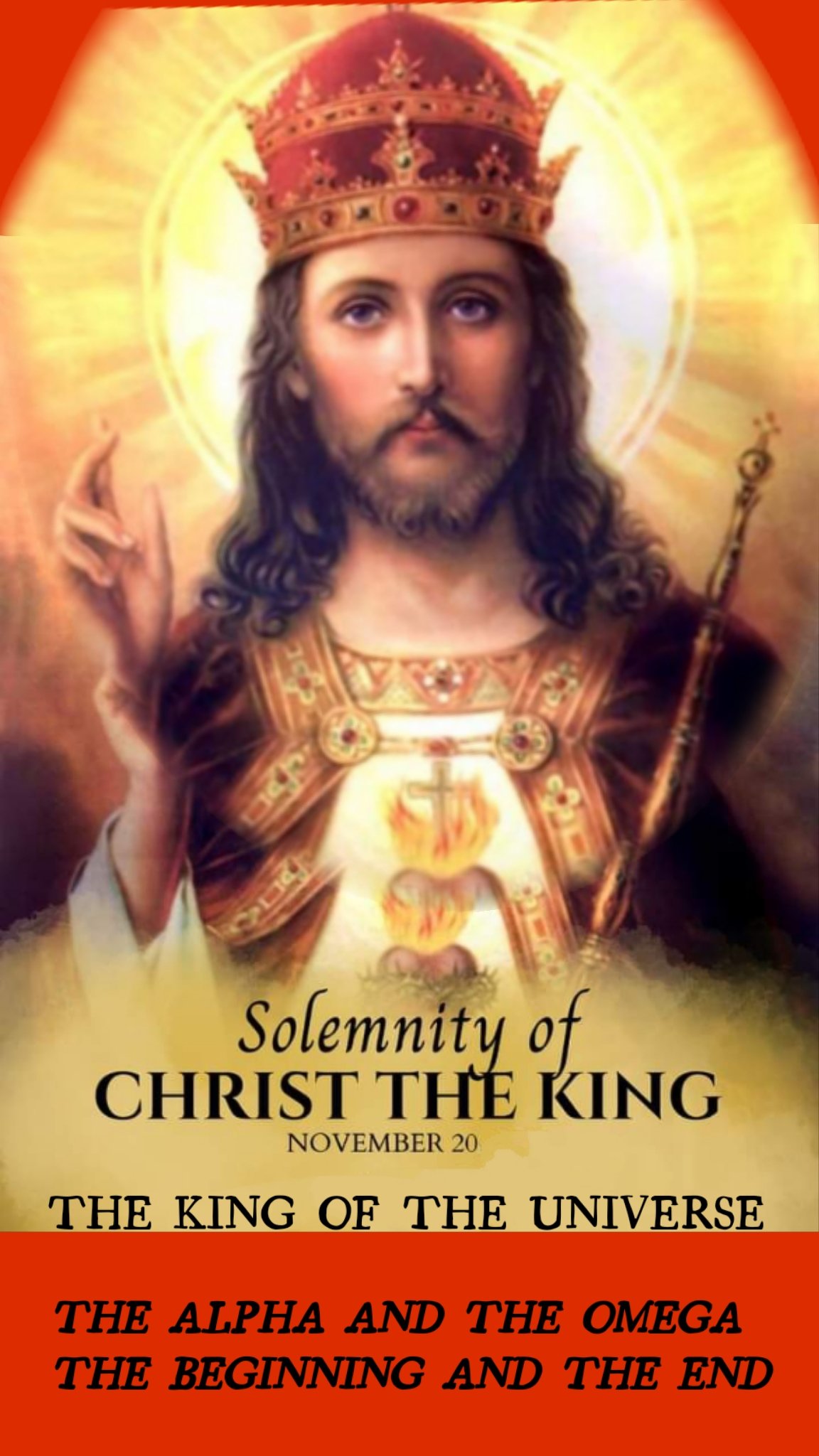 FEAST OF CHRIST THE KING - 20 NOVEMBER - Prayers and Petitions